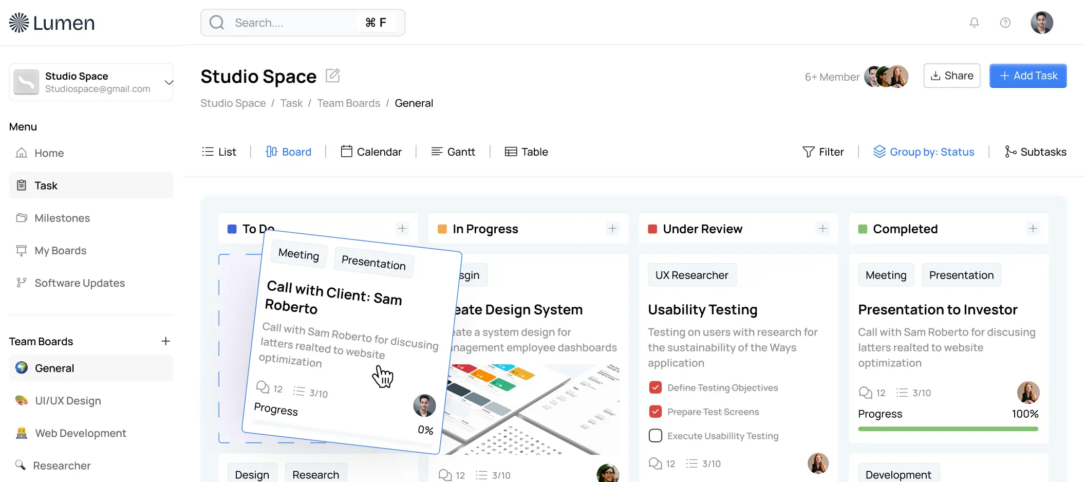 Veractis Platform Dashboard